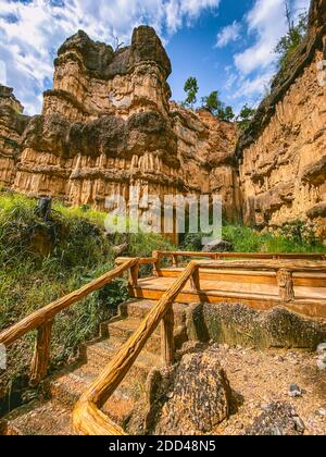 PHA Chor Canyon Nationalpark in der Provinz Chiang Mai, Thailand. Hochwertige Fotos Stockfoto