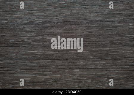 Holzstruktur - Draufsicht und Nahaufnahme von dunkelbraun Laminatfurnier Stockfoto
