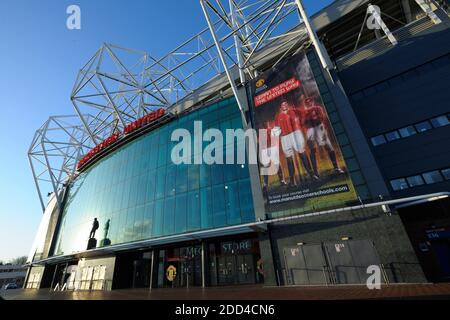 Old Trafford Stadium, Heimstadion des Manchester United Football Club Stockfoto