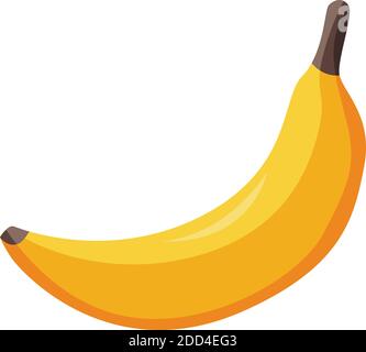Symbol für gesunde Bananennahrung. Isometrisches Vektor-Symbol für gesunde Bananennahrung für Web-Design isoliert auf weißem Hintergrund Stock Vektor