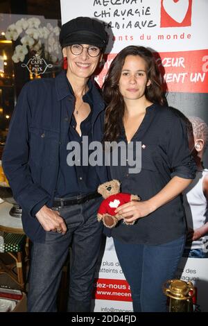 Ines de la Fressange et Lucie Lucas lors du lancement de l'Operation les Petits Dejeuners Du Coeur, au Cafe de la Paix a Paris, France, le 05 Juin 2018. Foto von Jerome Domine/ABACAPRESS.COM Stockfoto