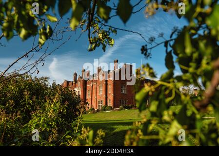 Latimer mit viktorianischer Maison auf dem Hügel, Chiltern Hills, Großbritannien Stockfoto