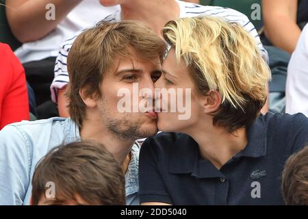 Die Schauspielerin Celine Sallette nimmt am 2018 6. Juni 2018 an den French Open - Day Eleven in Roland Garros in Paris, Frankreich, Teil. Foto von Laurent Zabulon/ABACAPRESS.COM Stockfoto