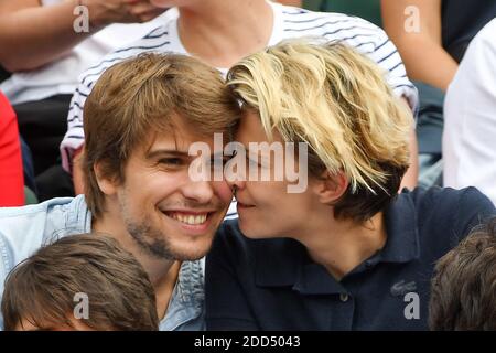 Die Schauspielerin Celine Sallette nimmt am 2018 6. Juni 2018 an den French Open - Day Eleven in Roland Garros in Paris, Frankreich, Teil. Foto von Laurent Zabulon/ABACAPRESS.COM Stockfoto