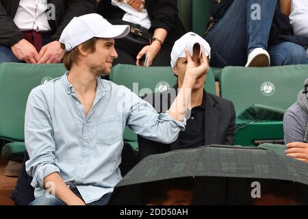 Die Schauspielerin Celine Sallette nimmt am 2018 6. Juni 2018 an den French Open - Day Eleven in Roland Garros in Paris, Frankreich, Teil. Foto von Laurent Zabulon/ABACAPRESS.COM Stockfoto