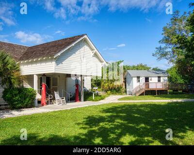 Baileys General Store im Sanibel Historical Museum and Village Auf Sanibel Island an der Südwestküste von Florida in Die Unted States Stockfoto