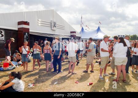 Bacardi Bar, B Bar V Festival 2003, Stockfoto