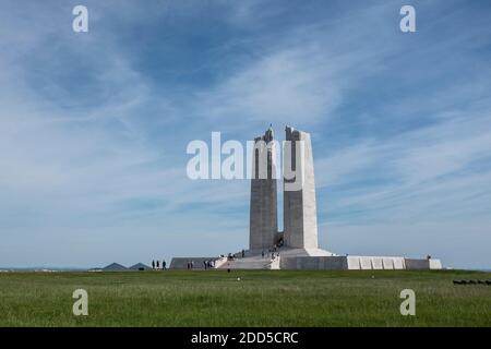 Kanadische nationale Vimy Memorial, Frankreich Stockfoto