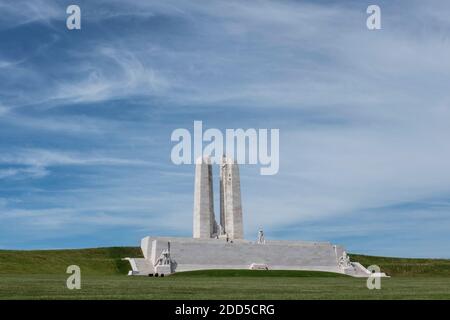 Kanadische nationale Vimy Memorial, Frankreich Stockfoto