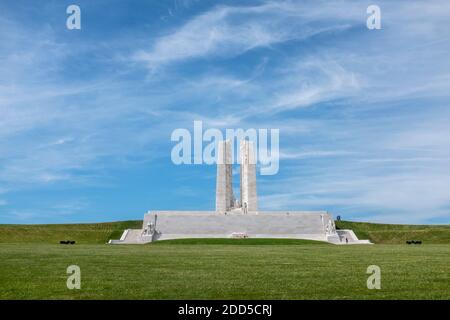 Kanadische nationale Vimy Memorial, Frankreich Stockfoto