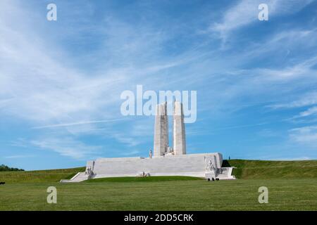 Kanadische nationale Vimy Memorial, Frankreich Stockfoto