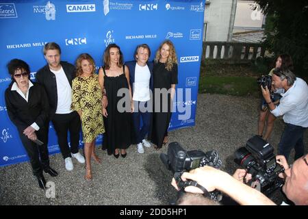 Nicole Calfan, Tom Dingler, Elodie Bouchez, Alex Lutz, Pascale arbillot und Dani am 23. August 2018 beim Guy Photocall im Rahmen des 11. Angouleme Film Festivals in Angouleme, Frankreich. Foto von Jerome Domine/ABACAPRESS.COM Stockfoto