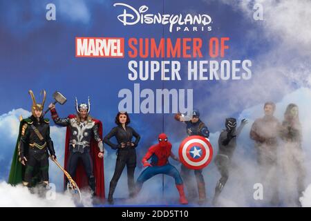 Allgemeine Atmosphäre während der Eröffnungsfeier des "Marvel Summer of Super Heroes" im Disneyland Paris in Paris, Frankreich am 09. Juni 2018. Foto von Aurore Marechal/ABACAPRESS.COM Stockfoto