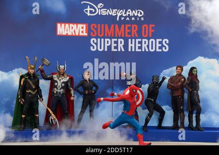 Allgemeine Atmosphäre während der Eröffnungsfeier des "Marvel Summer of Super Heroes" im Disneyland Paris in Paris, Frankreich am 09. Juni 2018. Foto von Aurore Marechal/ABACAPRESS.COM Stockfoto