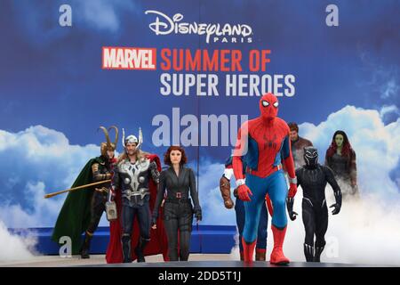 Allgemeine Atmosphäre während der Eröffnungsfeier des "Marvel Summer of Super Heroes" im Disneyland Paris in Paris, Frankreich am 09. Juni 2018. Foto von Aurore Marechal/ABACAPRESS.COM Stockfoto