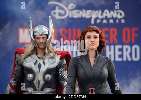 Allgemeine Atmosphäre während der Eröffnungsfeier des "Marvel Summer of Super Heroes" im Disneyland Paris in Paris, Frankreich am 09. Juni 2018. Foto von Aurore Marechal/ABACAPRESS.COM Stockfoto