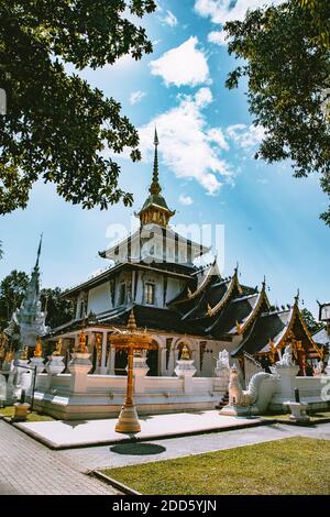 Wat Pa Dara Phirom Phra Aram Luang in Mae Rim, Provinz Chiang Mai, Thailand Stockfoto