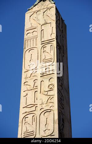 Italien, Rom, Montecitorio, ägyptischer Obelisk, 6. Jahrhundert v. Chr Stockfoto