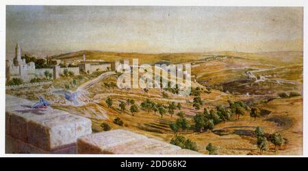 William Holman Hunt.1827-1910. Jerusalem Stockfoto