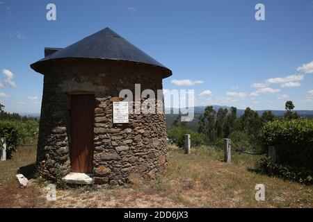 Schlacht von Busaco (Bussaco) (Bucaco) Schlachtfeld, eine Schlacht aus der napoleonischen Zeit, die 1810 in der Nähe von Luso, Portugal, ausgetragen wurde. Stockfoto