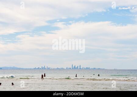 Surfers Paradise, von Tweed Heads, Gold Coast, Australien Stockfoto