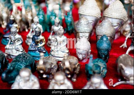 Waren zu verkaufen in Ubud Markt, Bali, Indonesien, Asien Stockfoto