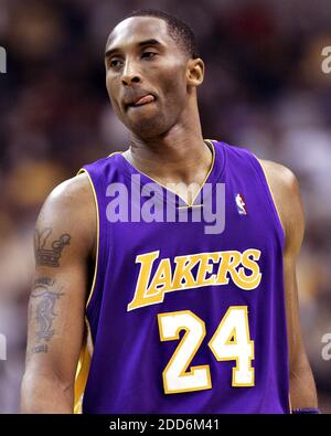 KEIN FILM, KEIN VIDEO, KEIN TV, KEINE DOKUMENTATION - Kobe Bryant stirbt im Hubschrauber-Crash ---- Los Angeles Lakers' Kobe Bryant während des Spiels gegen die Washington Wizards im Verizon Center in Washington, DC, USA am 3. Februar 2007. Los Angeles Lakers gewann 118-102. Foto von Rafael Suanes/MCT/ABACAPRESS.COM Stockfoto