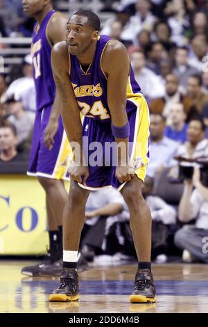 KEIN FILM, KEIN VIDEO, KEIN Fernsehen, KEIN DOKUMENTARFILM - Kobe Bryant von Los Angeles Lakers während des Spiels gegen die Washington Wizards im Verizon Center in Washington, DC, USA am 3. Februar 2007. Los Angeles Lakers gewann 118-102. Foto von Rafael Suanes/MCT/ABACAPRESS.COM Stockfoto