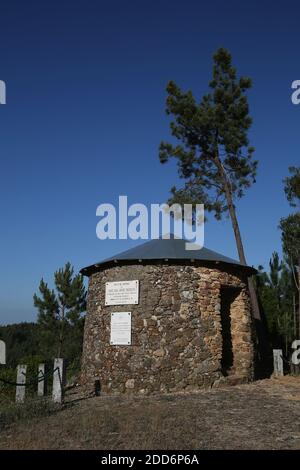 Schlacht von Busaco (Bussaco) (Bucaco) Schlachtfeld, eine Schlacht aus der napoleonischen Zeit, die 1810 in der Nähe von Luso, Portugal, ausgetragen wurde. Stockfoto