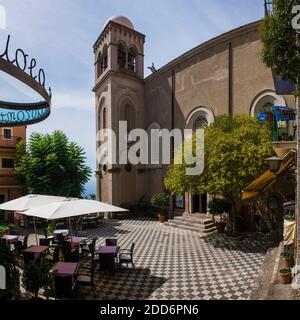 Kirche San Nicola (Chiesa San Nicola di Bari Duomo), Castelmol, Sizilien, Italien, Europa Stockfoto