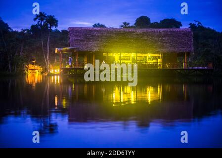 Sacha Lodge, Amazonas Regenwald, Coca, Ecuador, Südamerika Stockfoto