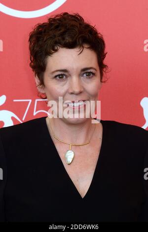 Olivia Colman besucht die Favourite Photocall im Rahmen des 75. Internationalen Filmfestivals von Venedig (Mostra) am 30. August 2018 in Venedig, Italien. Foto von Aurore Marechal/ABACAPRESS.COM Stockfoto