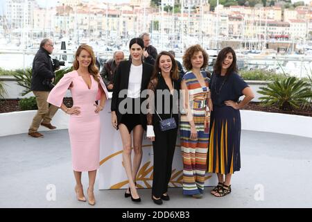 Mariana Ximenes, Luiza Mariani, Bruna Linzmeyer, Marina Provenzano und Flora Diegues besuchen die Fotowand für "The Great Mystical Circus (O Grande Circo Mistico)" während der 71. Cannes Film Festival im Palais des Festivals am 14. Mai 2018 in Cannes, Frankreich. Foto von David Boyer/ABACAPRESS.COM Stockfoto