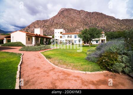 Hotel Viñas De Cafayate Wine Resort‎, Cafayate, Provinz Salta, Nord-Argentinien, Südamerika Stockfoto