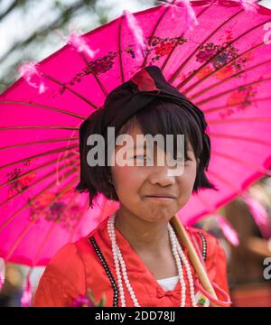 Pindaya Cave Festival, Pindaya, Shan Staat, Myanmar (Birma) Stockfoto