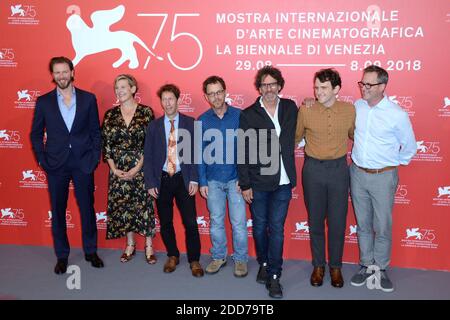 Bill Heck, Tim Blake Nelson, Ethan Coen, Joel Coen und Harry Melling bei der Ballade von Buster Scruggs Photocall im Rahmen des 75. Internationalen Filmfestivals von Venedig (Mostra) am 31. August 2018 in Venedig, Italien. Foto von Aurore Marechal/ABACAPRESS.COM Stockfoto