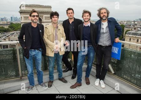 Didier Nion, Samuel Bigiaoui, Vincent Giovanni, Igor Mendjisky, Guillaume Brac während des 7. Champs Elysees Film Festival bei Cinema Publicis am 14. Juni 2018 in Paris, Frankreich. Foto von Nasser Berzane/ABACAPRESS.COM Stockfoto