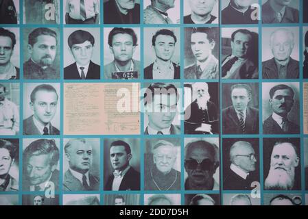 Museum und Gedenkstätte der Opfer des Kommunismus und des Widerstands im Gefängnis Sighetu, Sighetu Marmatiei, Maramures, Rumänien Stockfoto