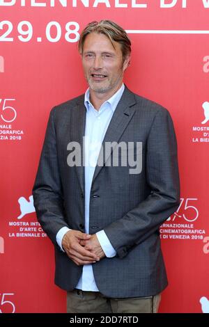 Mads Mikkelsen, der am 03. September 2018 an der At Eternity's Gate Photocall im Rahmen des 75. Internationalen Filmfestivals von Venedig (Mostra) in Venedig, Italien, teilnahm. Foto von Aurore Marechal/ABACAPRESS.COM Stockfoto