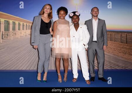 Jordana Spiro, Dominique Fishback, Tatum Marilyn Hall, Alvaro R. Valente die Teilnahme an einem Fotocall für den Filmabend findet am 04. Deauville American Film Festival in Deauville, Frankreich, am 4. September 2018 statt. Foto von Julien Reynaud/APS-Medias/ABACAPRESS.COM Stockfoto