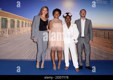 Jordana Spiro, Dominique Fishback, Tatum Marilyn Hall, Alvaro R. Valente die Teilnahme an einem Fotocall für den Filmabend findet am 04. Deauville American Film Festival in Deauville, Frankreich, am 4. September 2018 statt. Foto von Julien Reynaud/APS-Medias/ABACAPRESS.COM Stockfoto