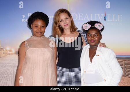 Jordana Spiro, Dominique Fishback, Tatum Marilyn Hall während des 44. Deauville American Film Festival in Deauville, Frankreich, am 4. September 2018, findet eine Fotozelle für den Filmabend statt. Foto von Julien Reynaud/APS-Medias/ABACAPRESS.COM Stockfoto