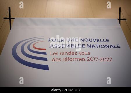 Treffen der Reformen 2017-2022 für eine neue Nationalversammlung in Paris, Frankreich, am 20. juni 2018. Foto von Raphaël Lafargue/ABACAPRESS.COM Stockfoto