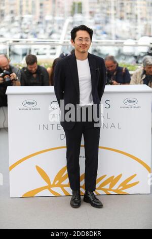 Steven Yeun beim 'Burning' Photocall während des 71. Cannes Film Festival im Palais des Festivals am 17. Mai 2018 in Cannes, Frankreich. Foto von David Boyer/ABACAPRESS.COM Stockfoto