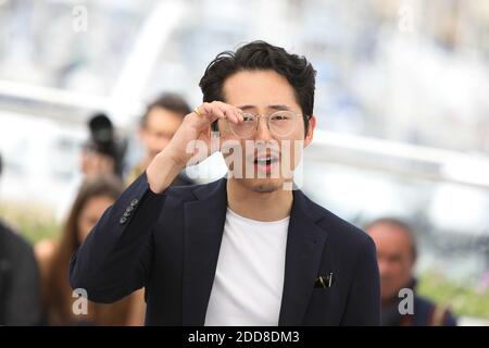 Steven Yeun beim 'Burning' Photocall während des 71. Cannes Film Festival im Palais des Festivals am 17. Mai 2018 in Cannes, Frankreich. Foto von David Boyer/ABACAPRESS.COM Stockfoto