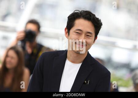 Steven Yeun beim 'Burning' Photocall während des 71. Cannes Film Festival im Palais des Festivals am 17. Mai 2018 in Cannes, Frankreich. Foto von David Boyer/ABACAPRESS.COM Stockfoto