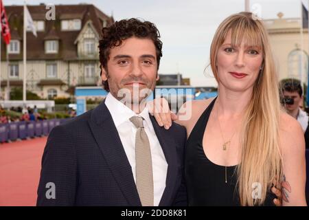 Oscar Isaac und Frau Elvira Lind bei der Abschlussfeier während des 44. Deauville American Film Festival in Deauville, Frankreich am 8. September 2018. Foto von Julien Reynaud/APS-Medias/ABACAPRESS.COM Stockfoto