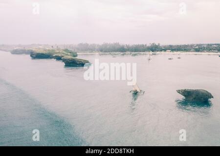 Watamu, Kilifi County, Kenia Drohne Stockfoto