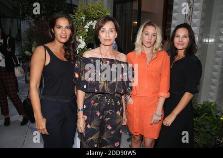 Kristin Scott Thomas, Ludivine Sagnier et Virginie Ledoyen lors de l'ouverture du Spa Akasha de l'Hotel Lutetia en partenariat avec Carita a Paris, Frankreich, le 10 Septembre 2018. Foto von Jerome Domine/ABACAPRESS.COM Stockfoto