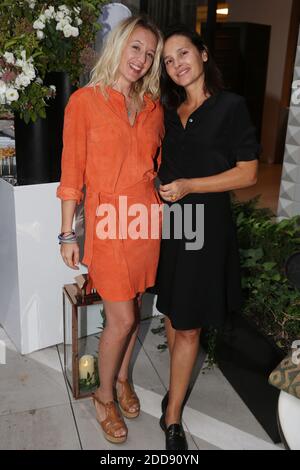 Ludivine Sagnier et Virginie Ledoyen lors de l'ouverture du Spa Akasha de l'Hotel Lutetia en partenariat avec Carita a Paris, France, le 10 Septembre 2018. Foto von Jerome Domine/ABACAPRESS.COM Stockfoto